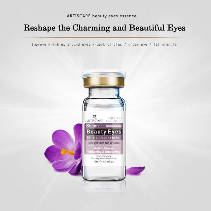 Beauty Eyes Serum 10Pcs for anti Puffiness Dark Circles Fine Lines Removal Moisturizing Firming Eye Cream