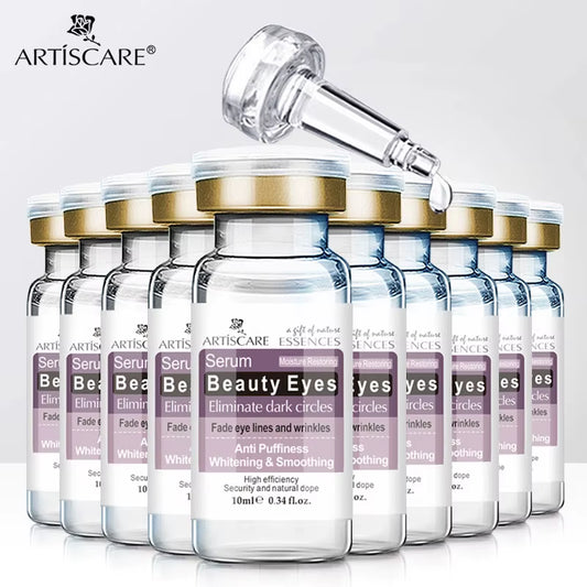 Beauty Eyes Serum 10Pcs for anti Puffiness Dark Circles Fine Lines Removal Moisturizing Firming Eye Cream